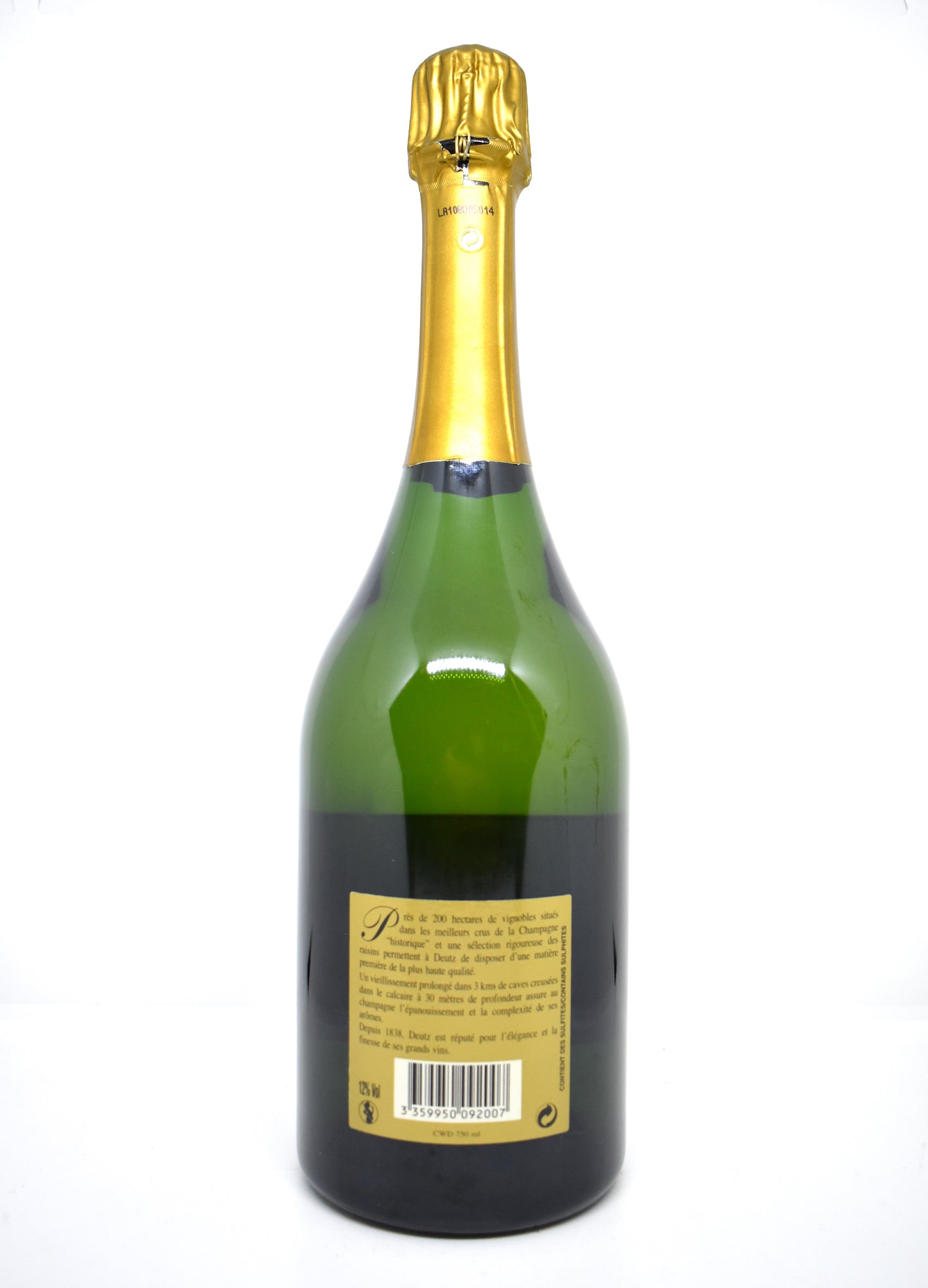 Champagne collection millésime 2002