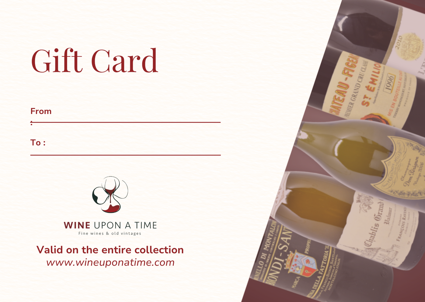 Carte-Cadeau Wine Upon A Time