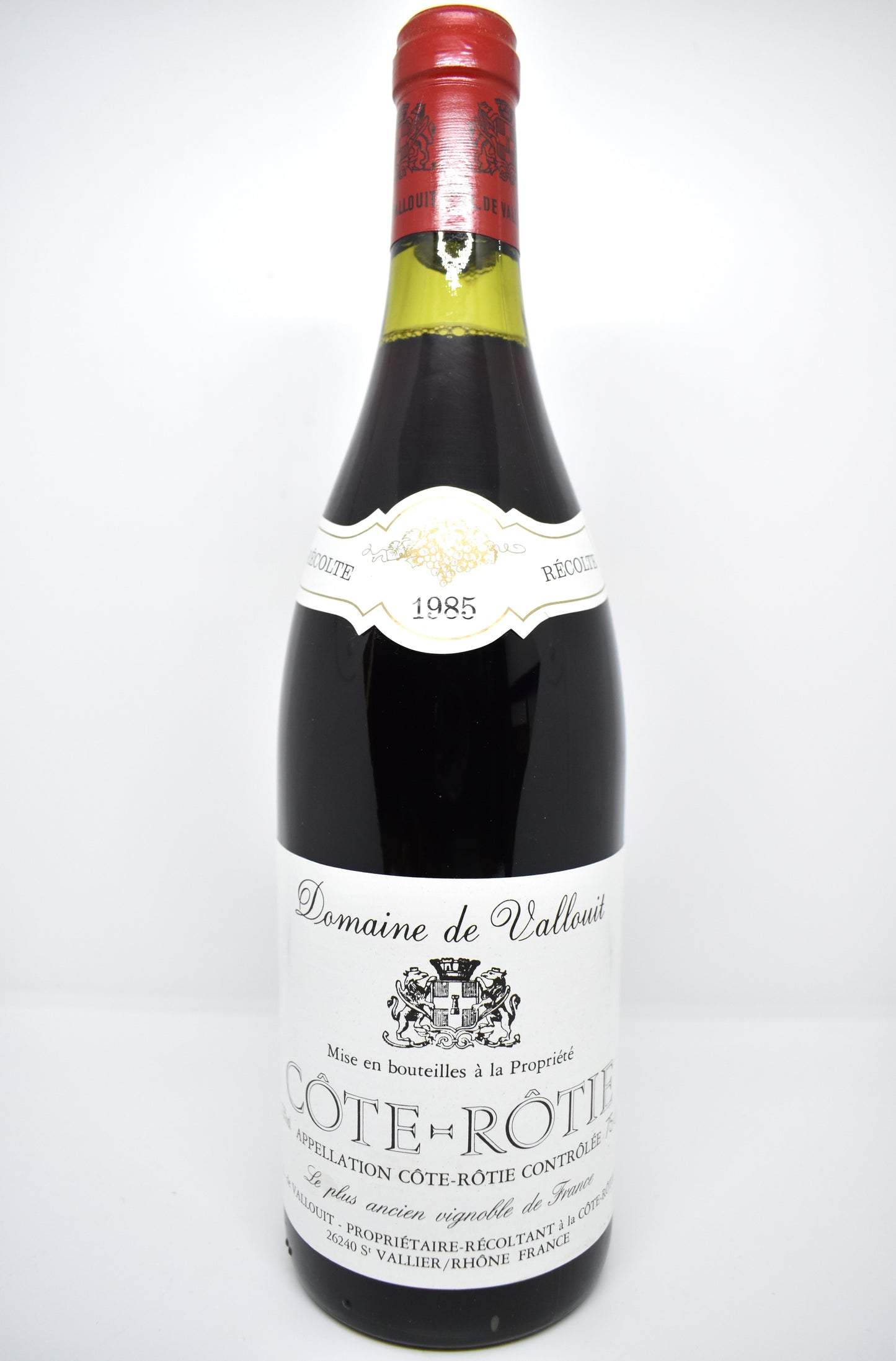 Acheter Côte-Rôtie 1985 Domaine de Vallouit