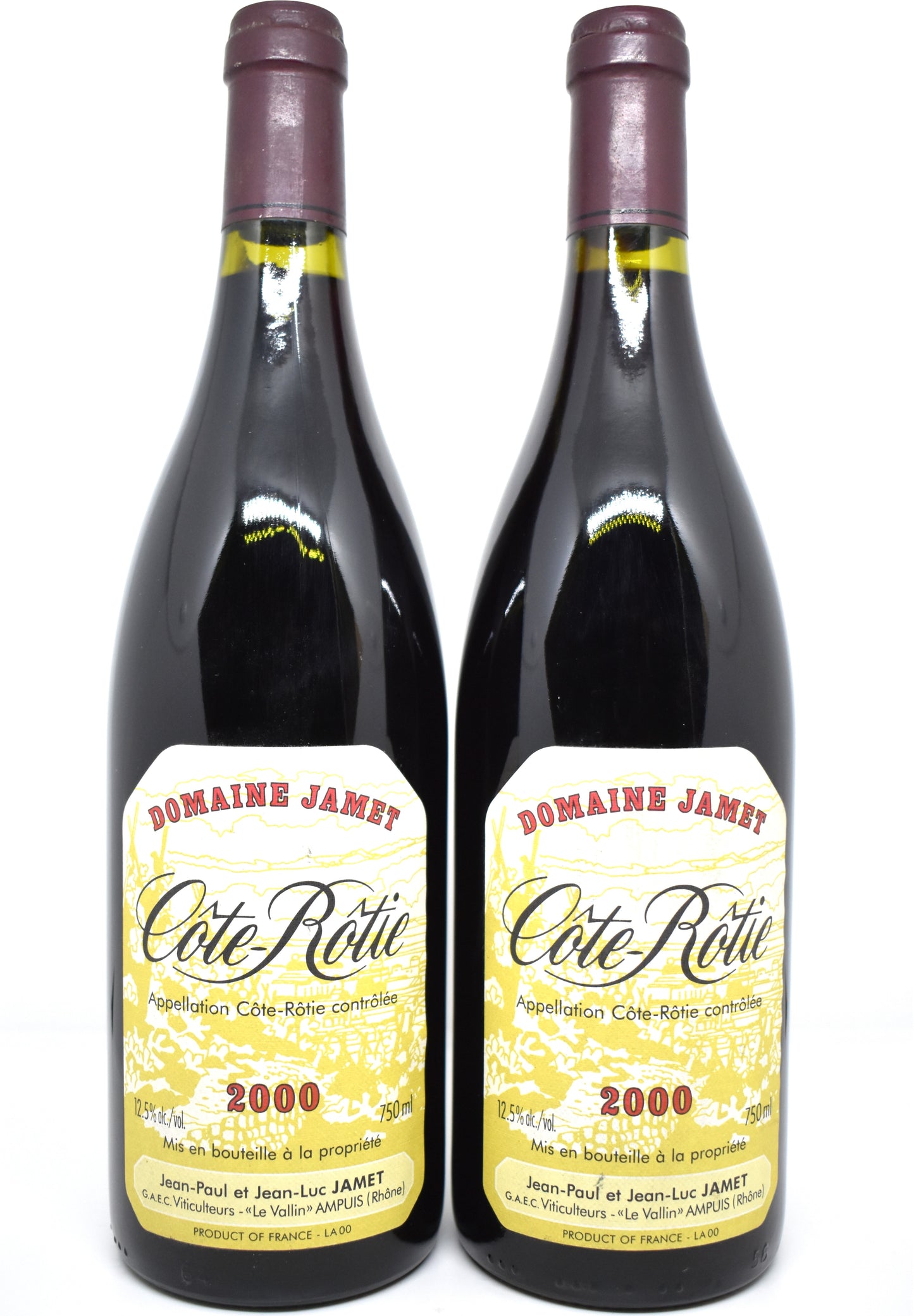 Acheter Côte-Rôtie 2000 du domaine Jamet, parfait état de conservation