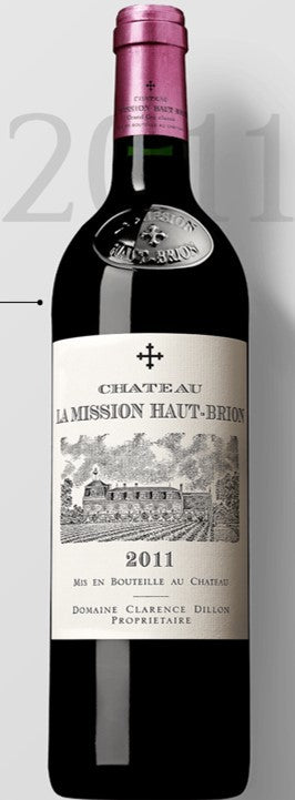 La Mission Haut-Brion 2011, expédition Europe, provenance soignée