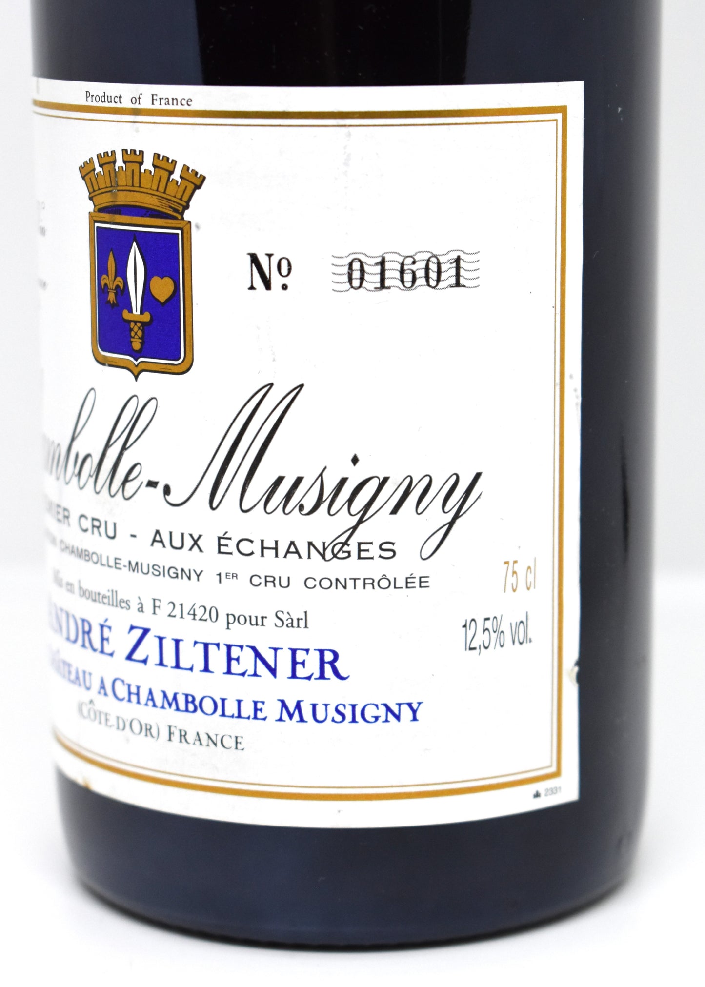 Commander vin André Ziltener Chambolle-Musigny 1999 6 bouteilles