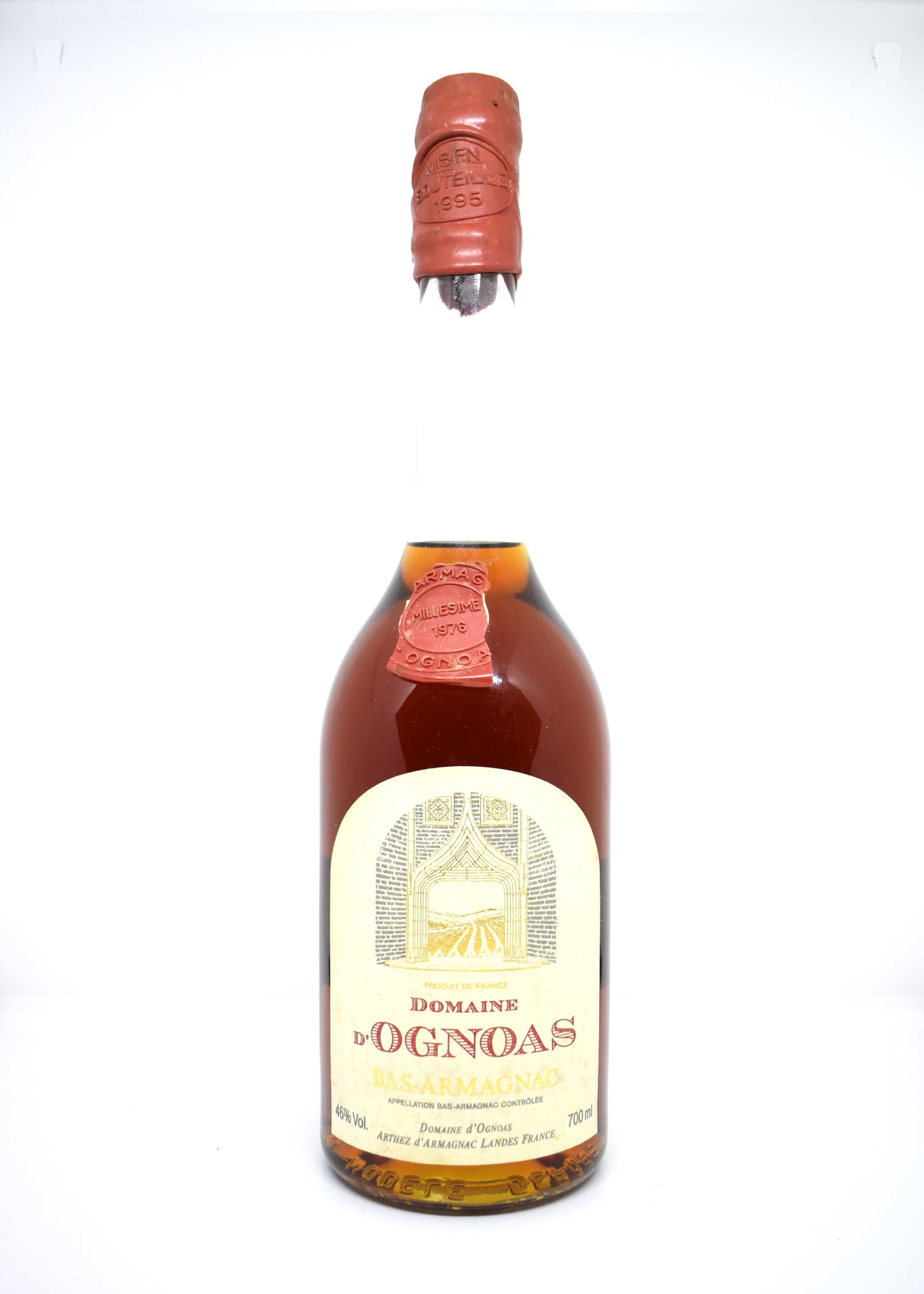 Achat Bas-Armagnac 1976 Domaine d'Ognoas millésime rare
