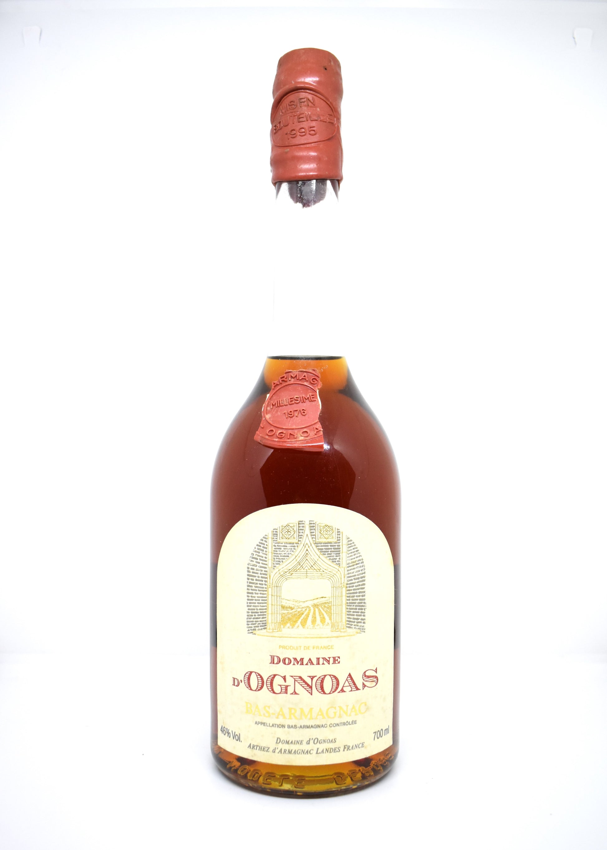 Achat Bas-Armagnac 1976 Domaine d'Ognoas millésime rare