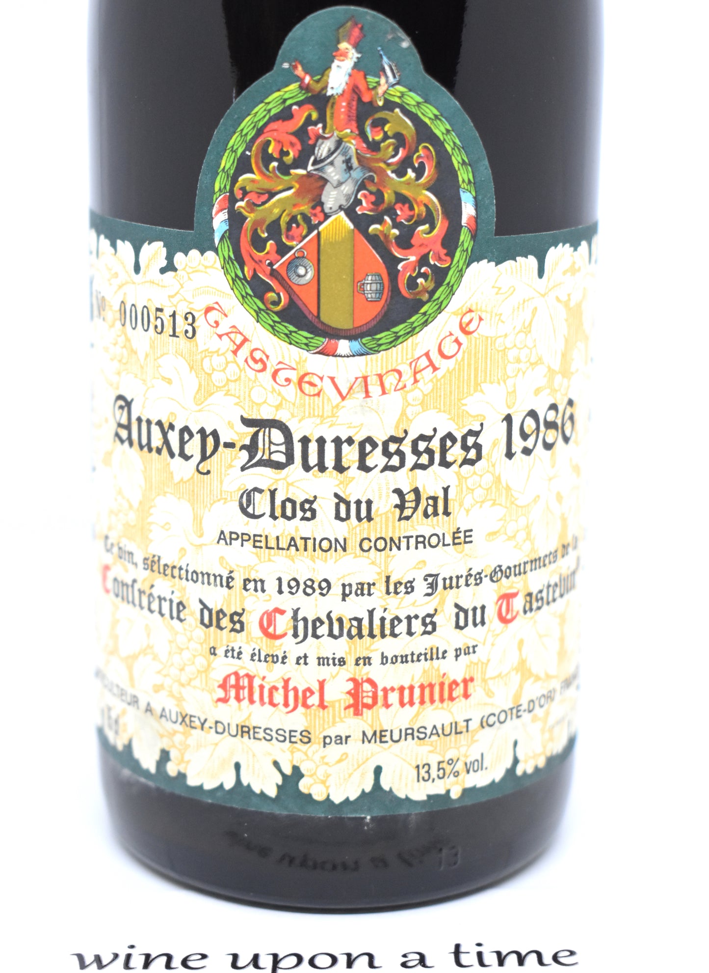 Auxey-Duresses 1er cru 1986 "Clos du Val"- Michel Prunier