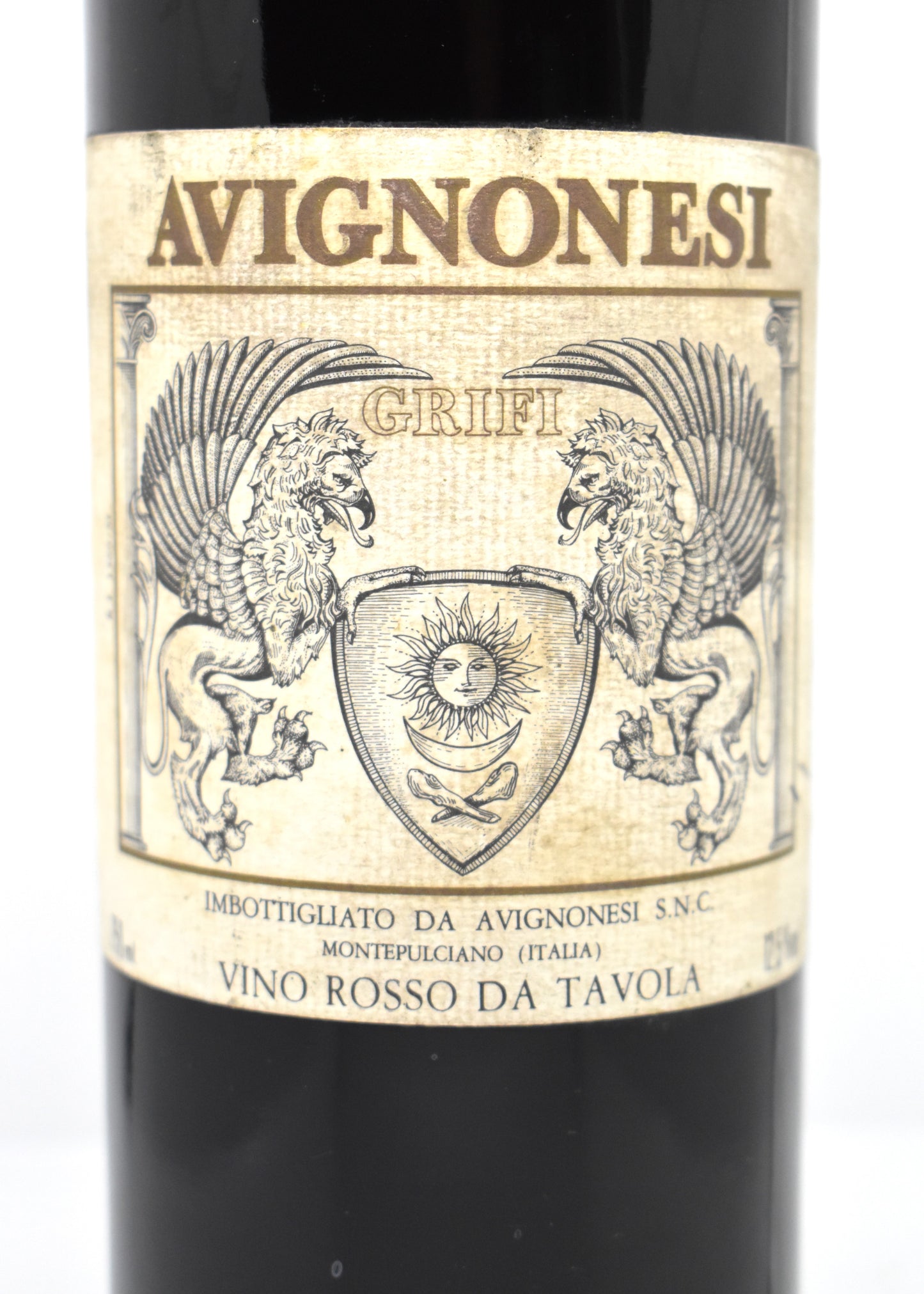 Vin rouge Toscane 1982 Avignonesi Grifi achat collection