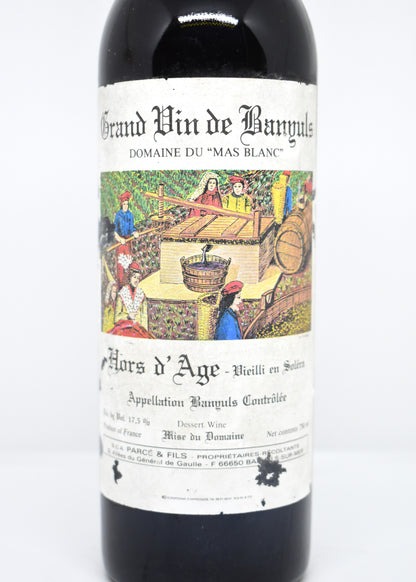 Etiquette style très ancien / Tapisserie moyen âge - Banyuls
