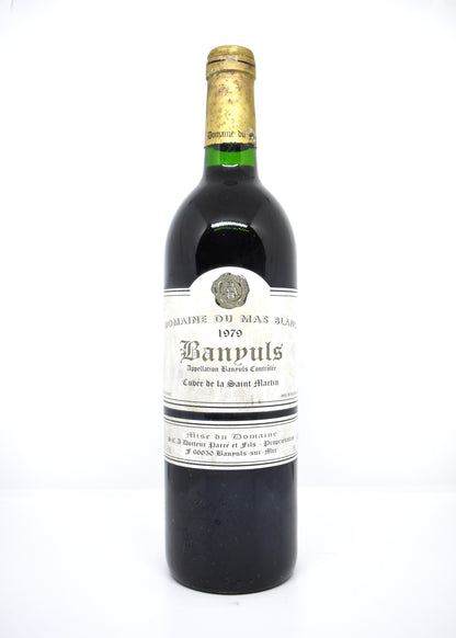 Domaine du Mas Blanc Banyuls 1979 collection