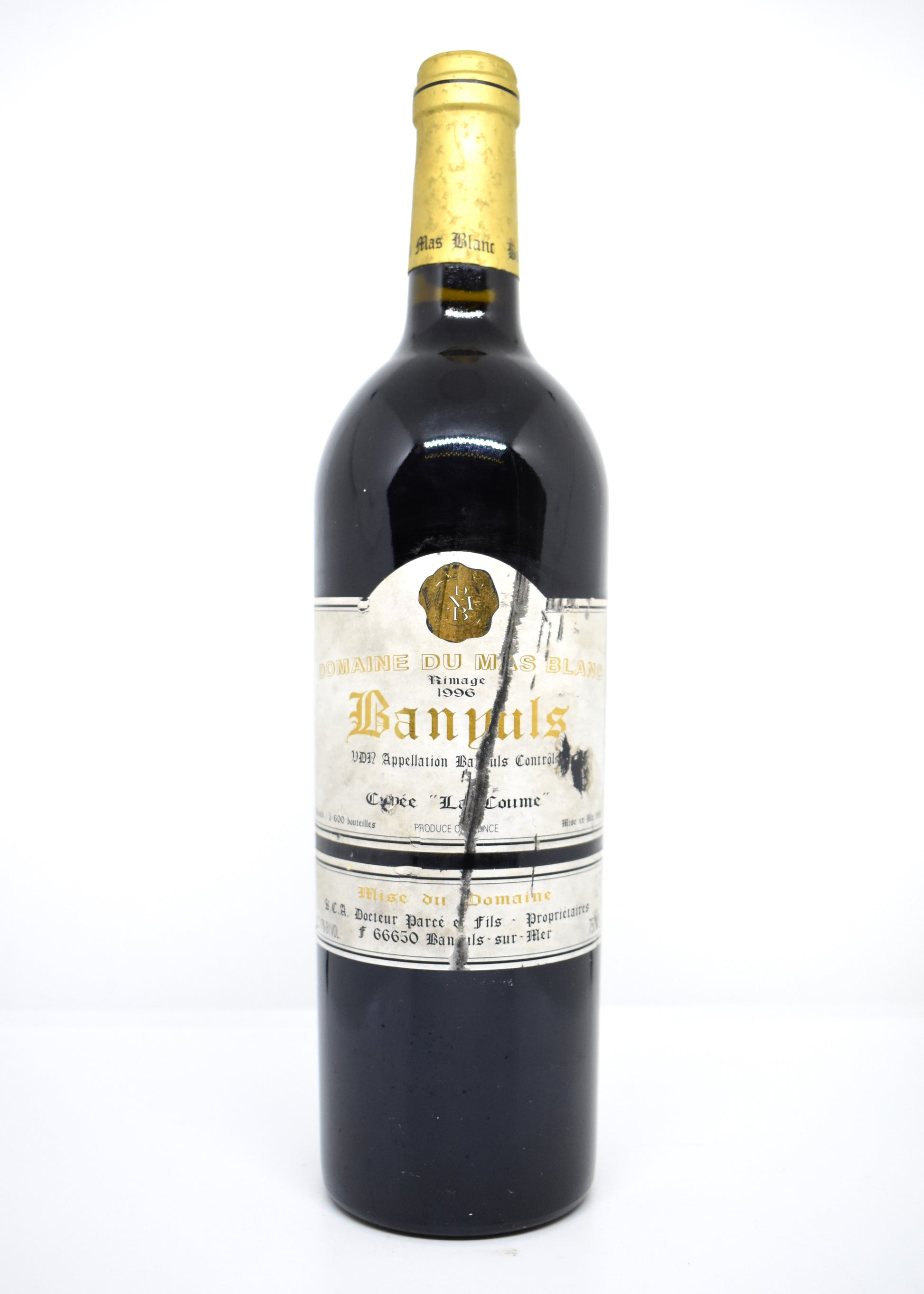Achat en Suisse – Banyuls Rimage 1996