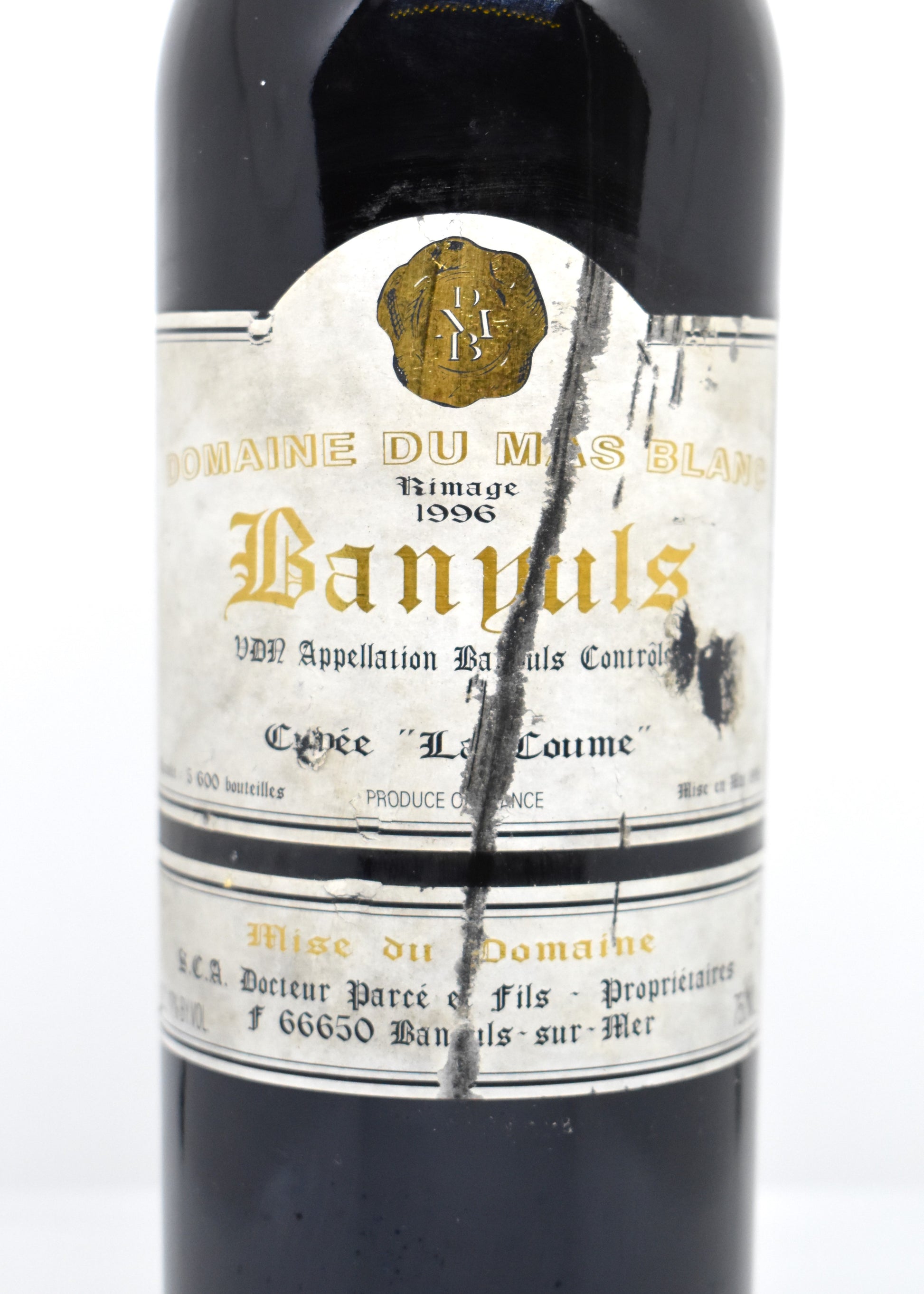 Acheter Banyuls Rimage 1996 La Coume