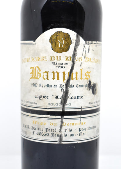 Acheter Banyuls Rimage 1996 La Coume