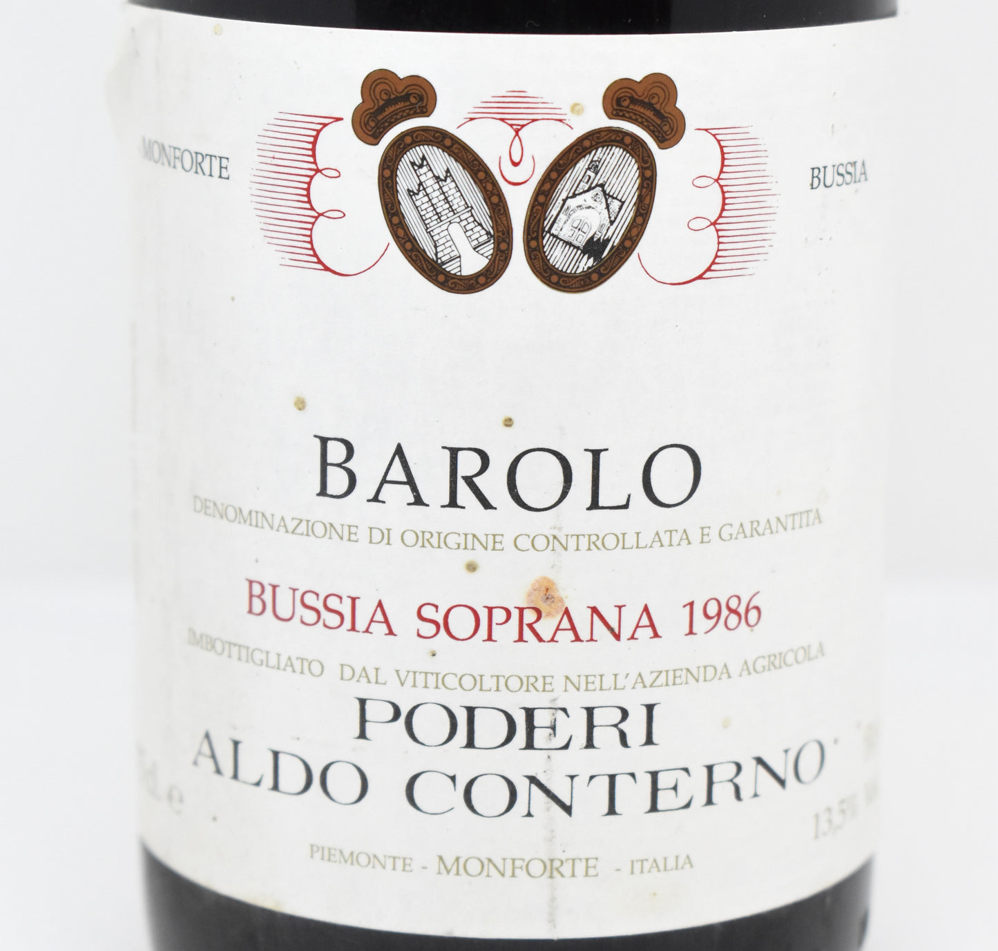 Barolo Bussia Soprana 1986 - Aldo Conterno