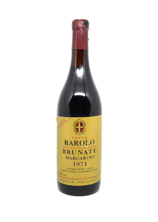 Acheter Barolo Brunate 1971 Marcarini Elvio Cogno.