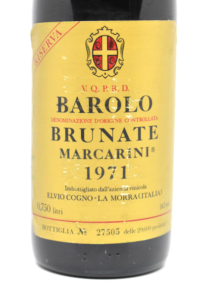 Vin de 1971 à offrir pour un anniversaire.