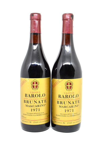 Meilleur Barolo 1971 pour dégustation.