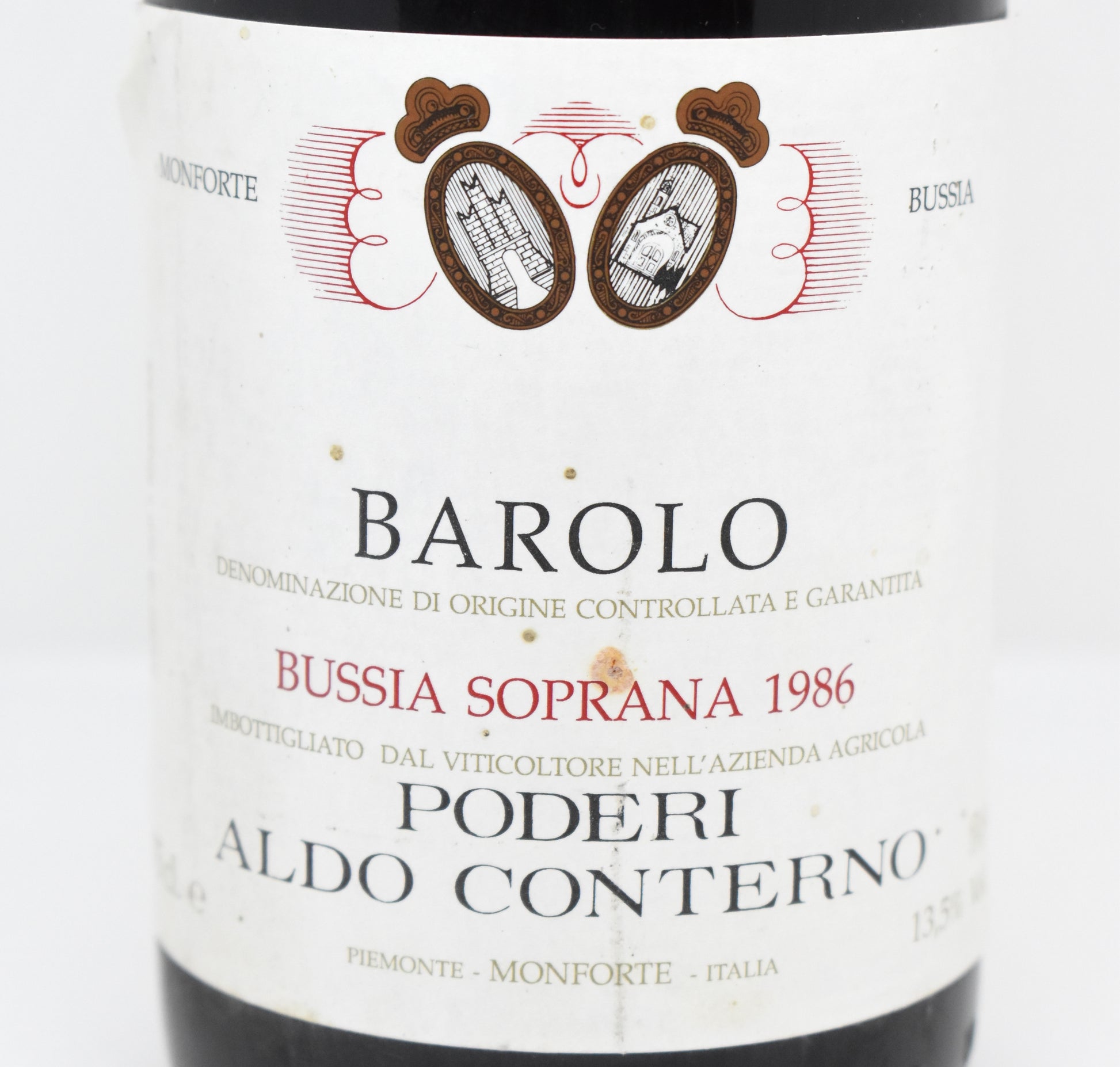 Acheter Barolo Bussia Soprana 1986 Aldo Conterno