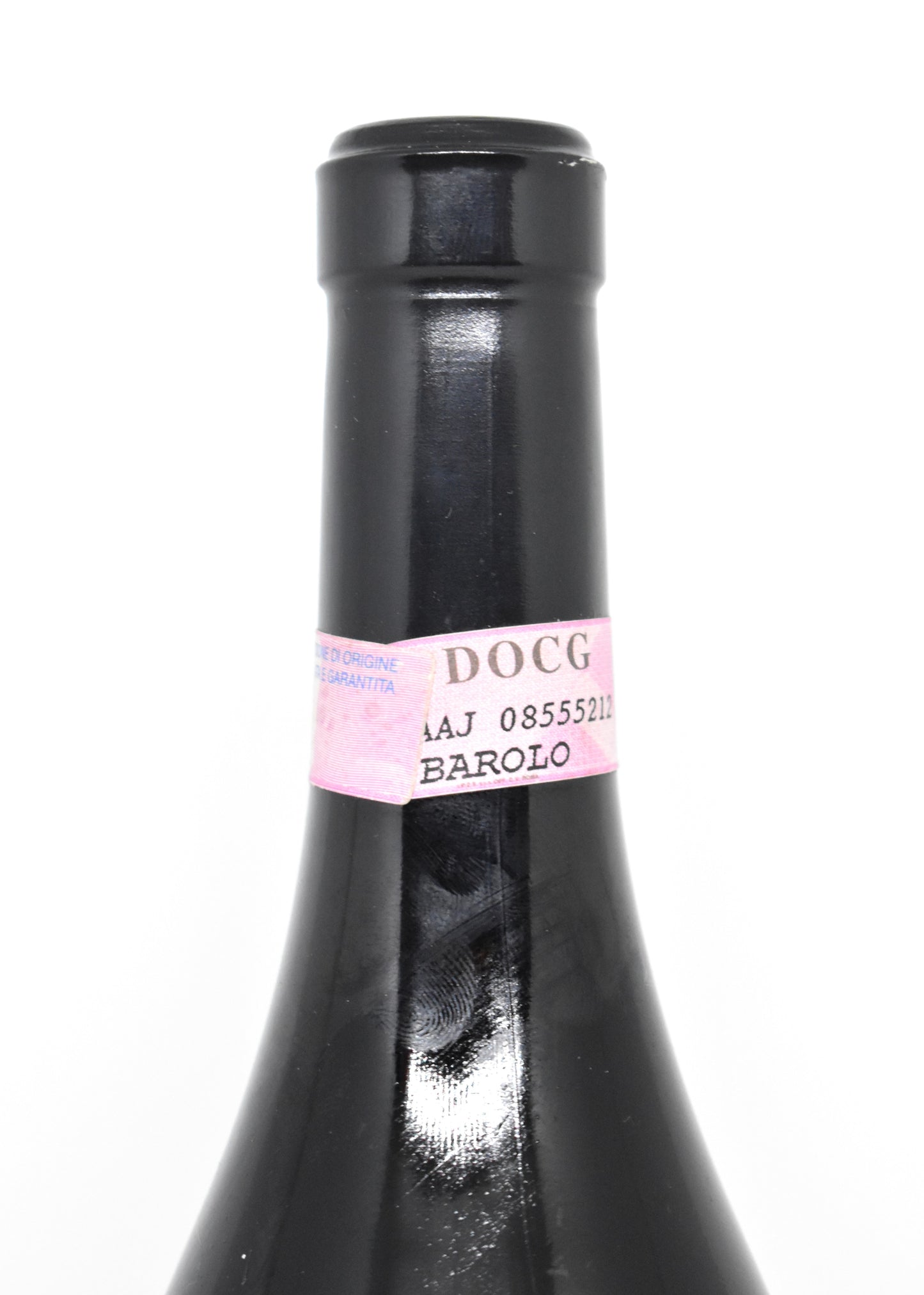 Barolo Riserva Granbussia 2000 - Preuve d'authenticité de l'étiquette et du niveau