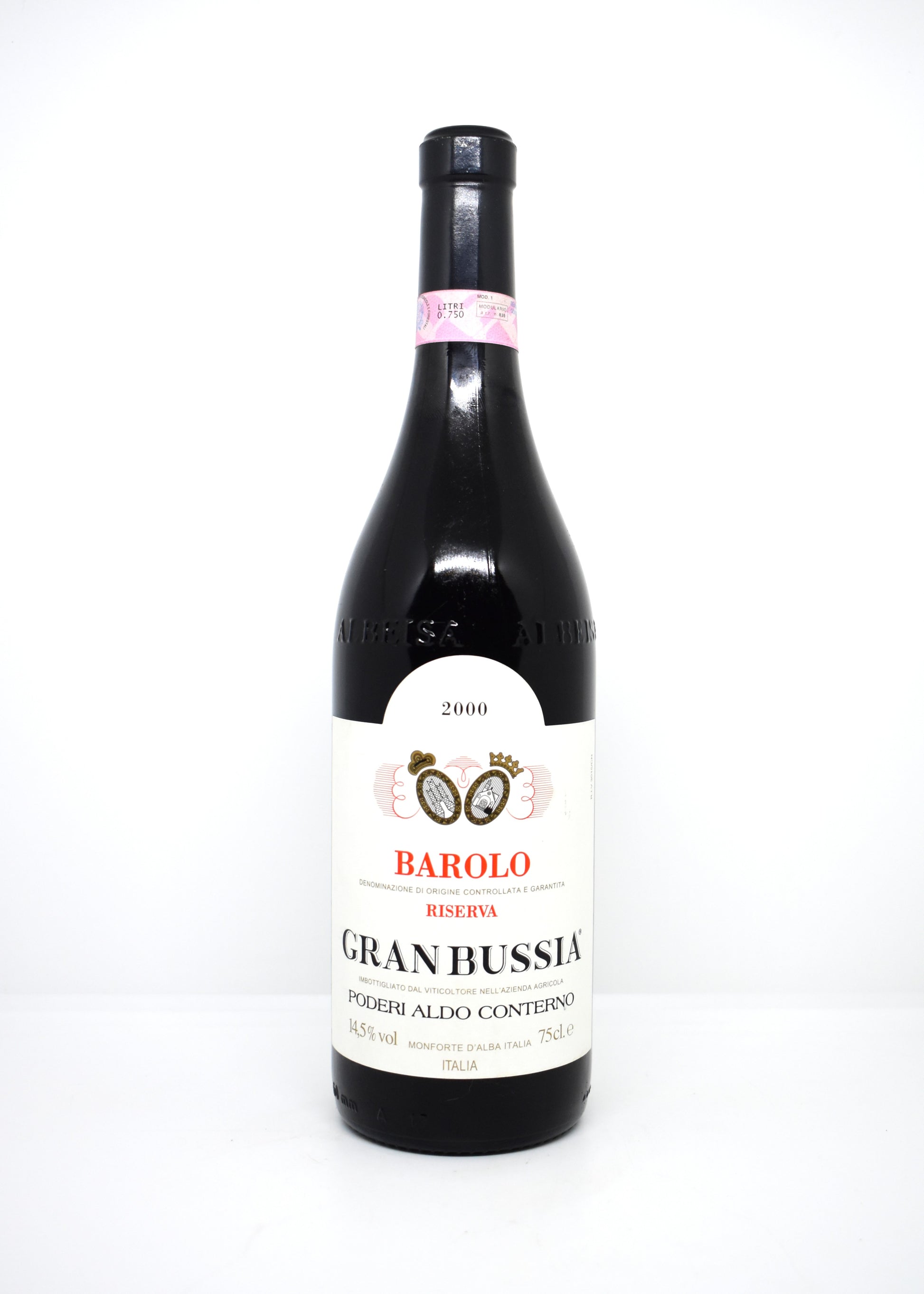 Acheter Barolo Riserva Granbussia 2000 en ligne - Vin rare de collection au meilleur prix