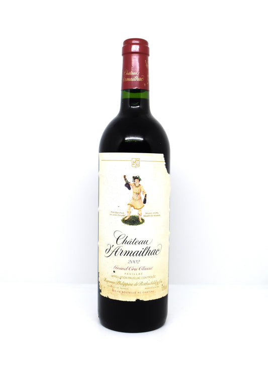 Acheter en ligne bouteille Château d'Armailhac millésime 2002 Pauillac Grand Cru