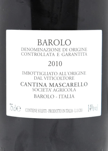 Flacon d anthologie Nebbiolo assemblage traditionnel Cannubi Rocche acheter une bouteille de Barolo 2010 Bartolo Mascarello