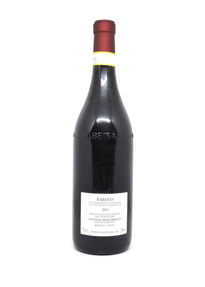 Gros plan etiquette d origine Maria Teresa Mascarello acheter une bouteille de Barolo 2013 Bartolo Mascarello
