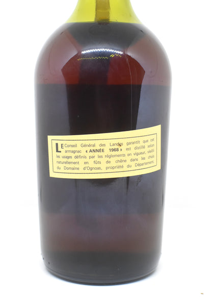 Domaine d'Ognoas Bas-Armagnac millésime 1968