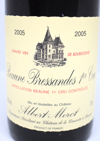Beaune Bressandes 2005, 1er Cru, belle maturité, dégustation Côte de Beaune