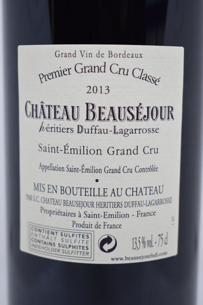 Chateau Beausejour 2013 - Saint-Emilion
