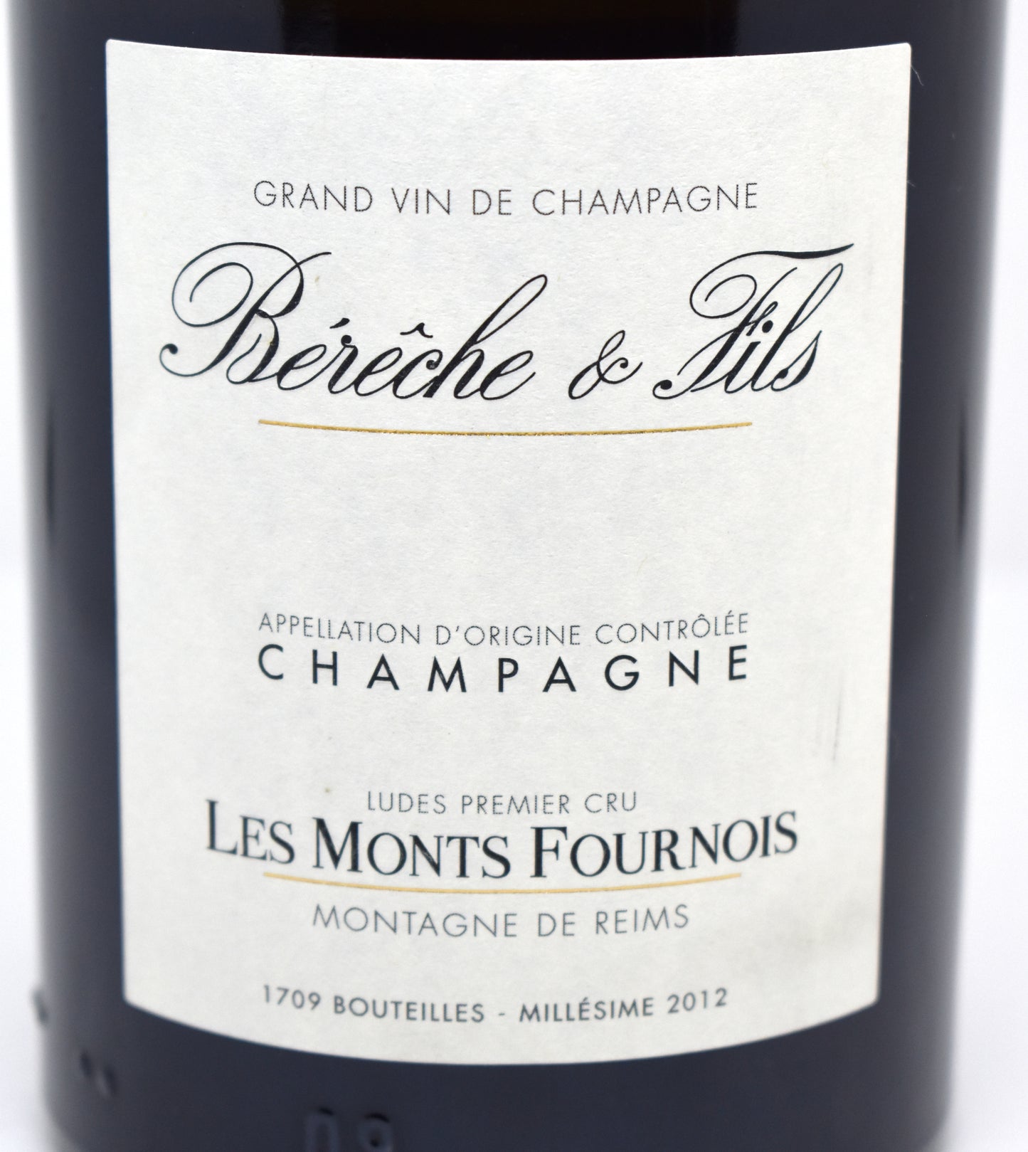 Bérêche et Fils "Les Monts Fournois" 2012 - Premier Cru Extra Brut Millesime