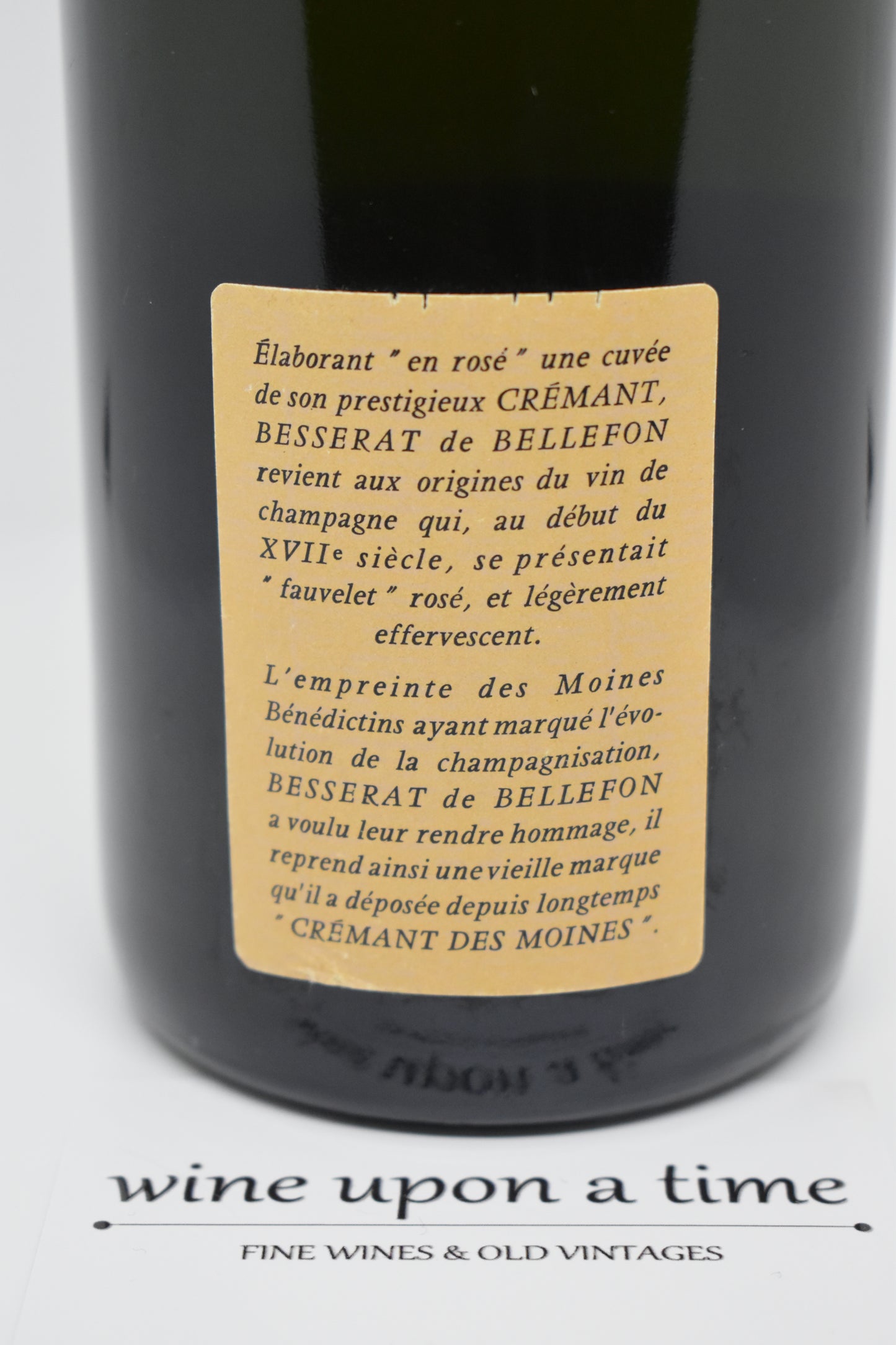 Besserat de Bellefon - Champagne Crémant des Moines Rosé - circa 1980