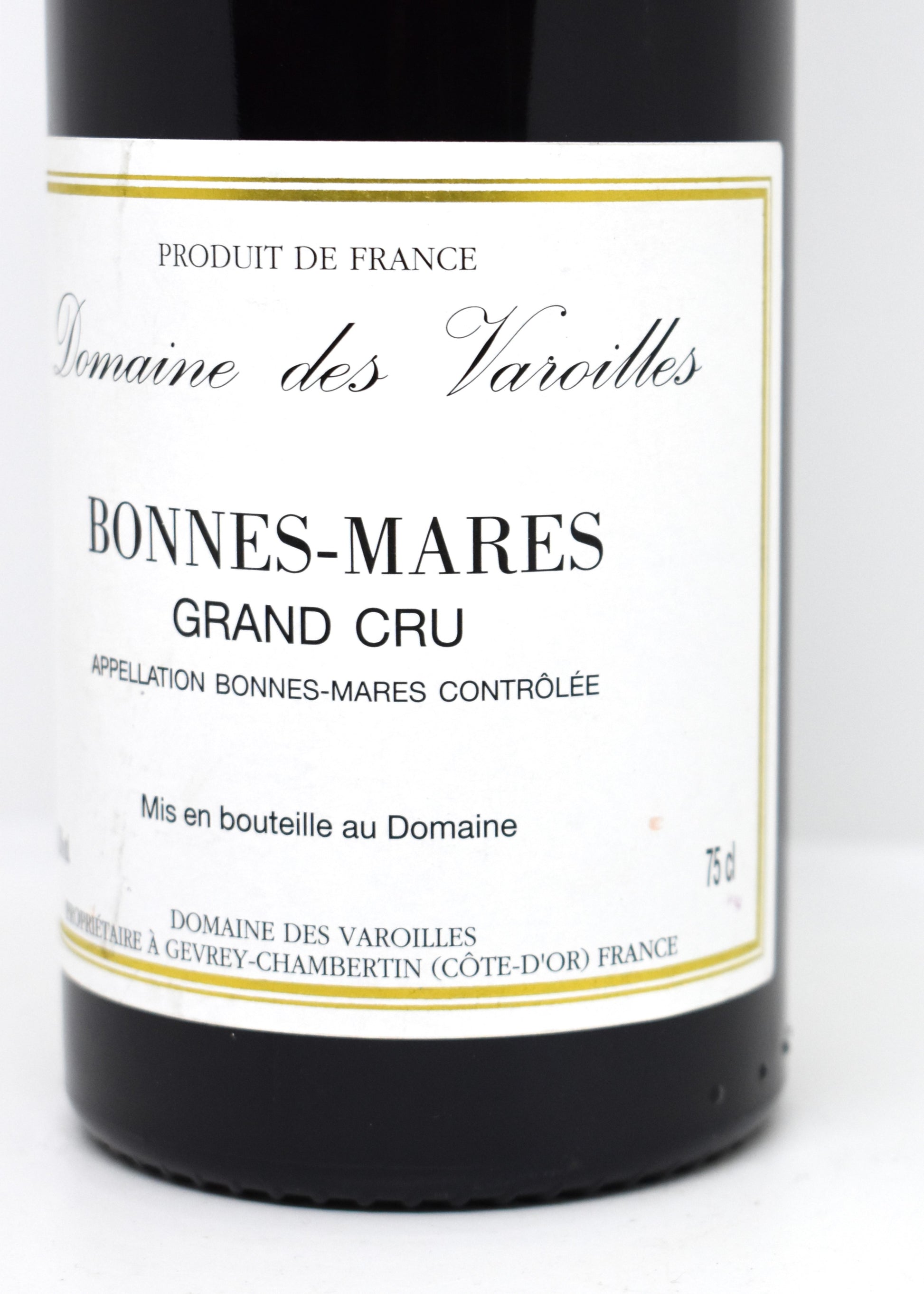 Bonnes-Mares 2001 Domaine des Varoilles prix