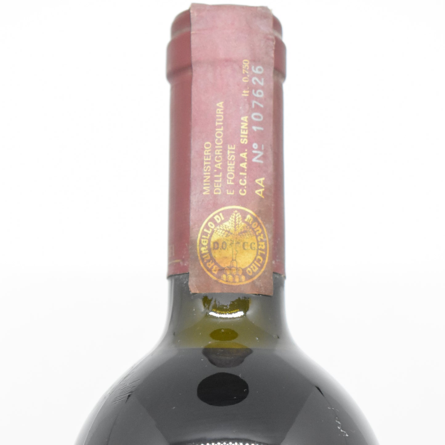 Achat Brunello 1980 Villa Banfi excellent état conservation