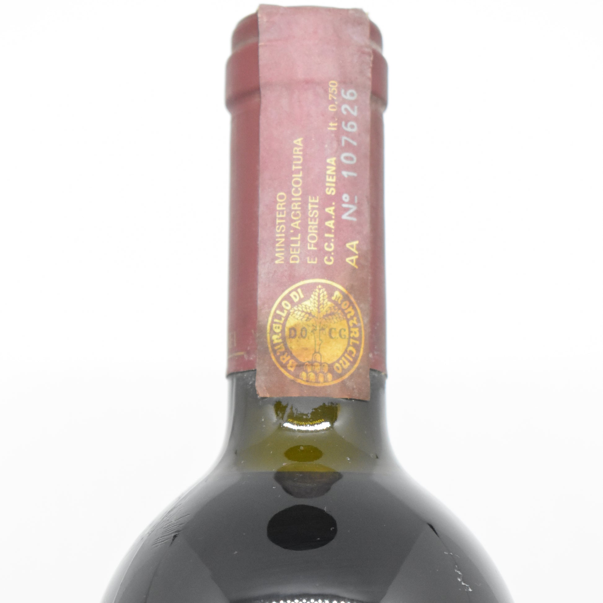 Achat Brunello 1980 Villa Banfi excellent état conservation