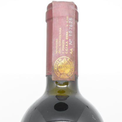 Achat Brunello 1980 Villa Banfi excellent état conservation