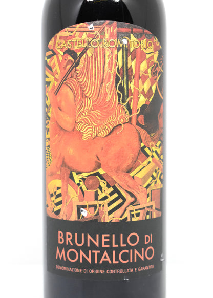Art label Bottle of wine vintage 2015