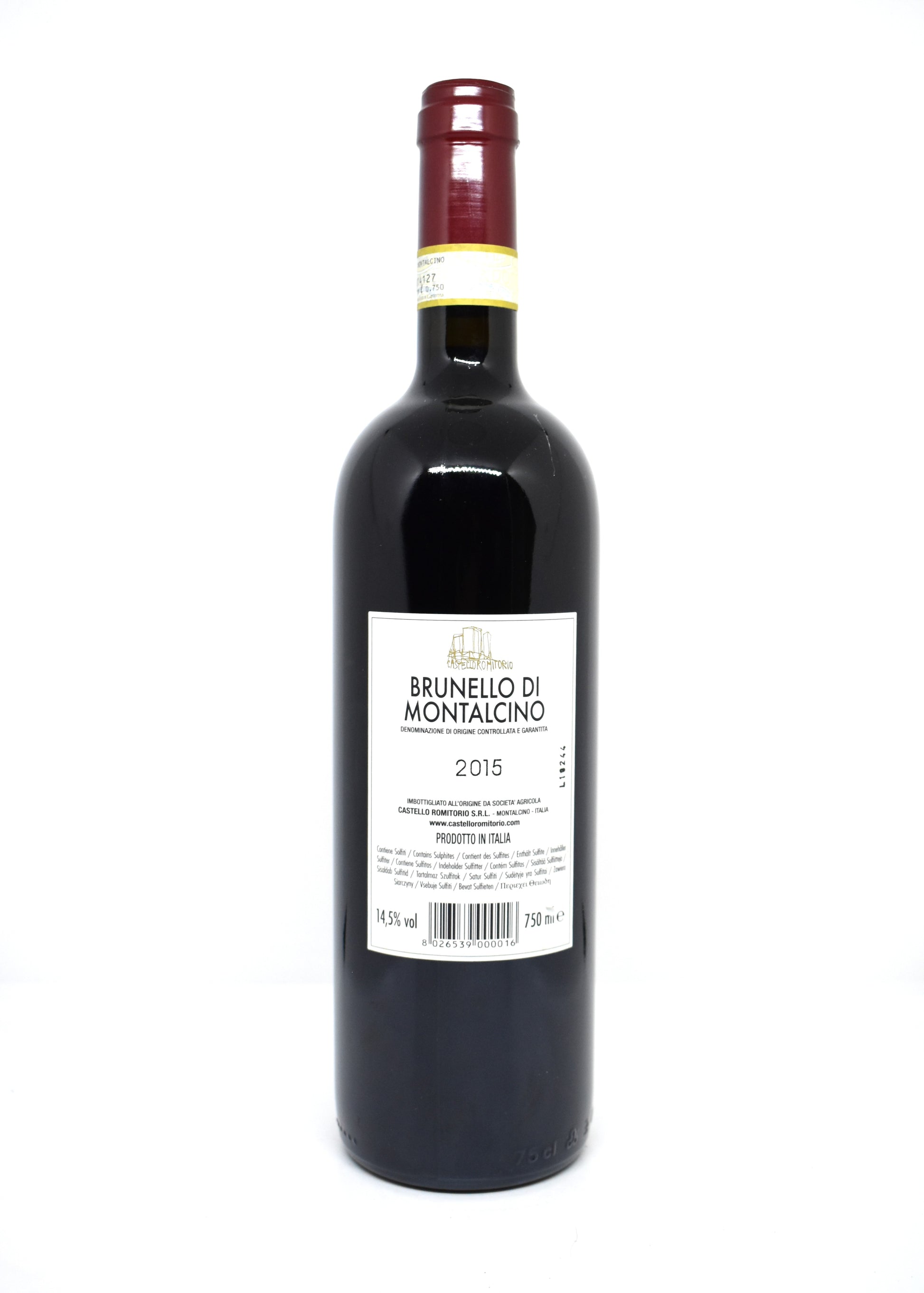 Castello Romitorio 2015 score