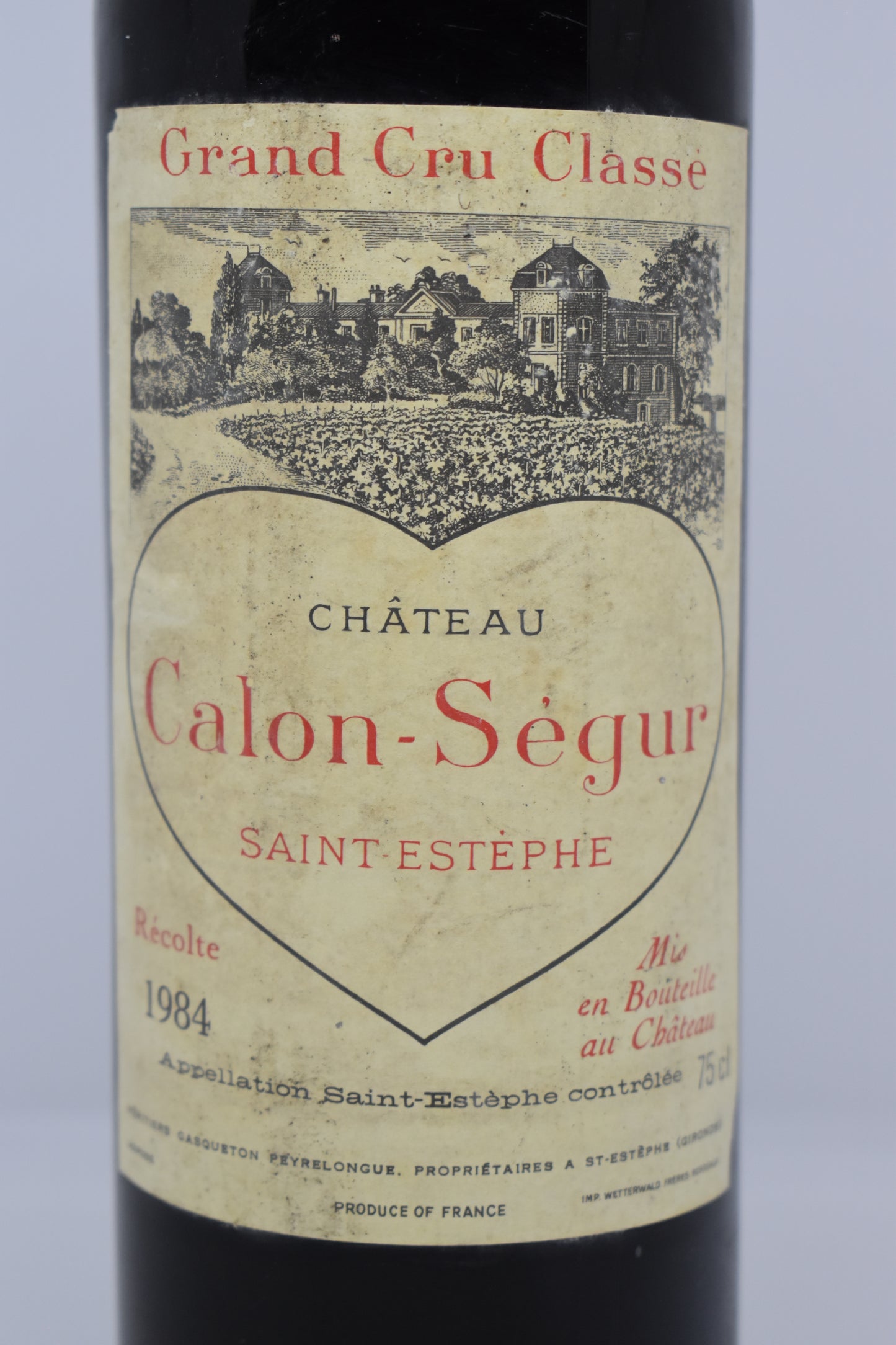 Calon-Ségur 1984 - Saint-Estephe