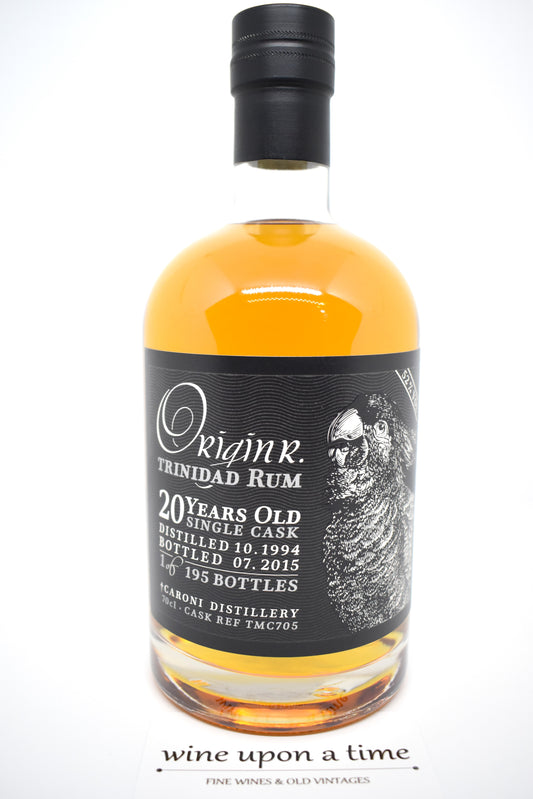 Caroni 20years Old - Trinidad Rum - 52% vol Single Cask - Distilled in 1994 - Origin R.