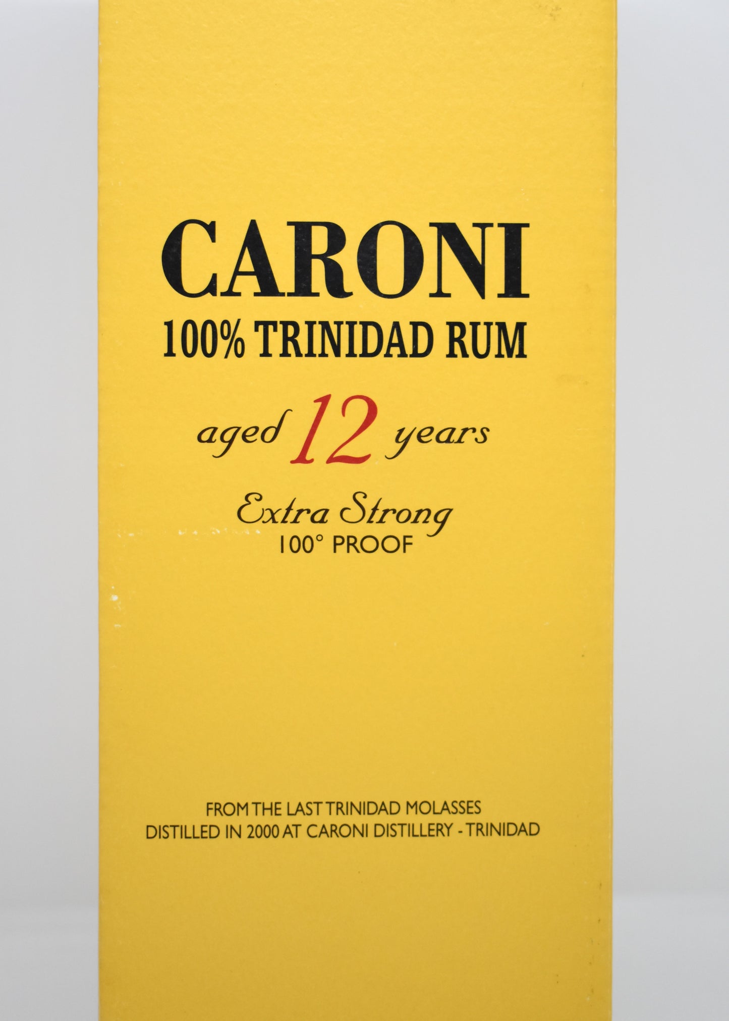 Rum vintage 2000 - Caroni distilled 2000