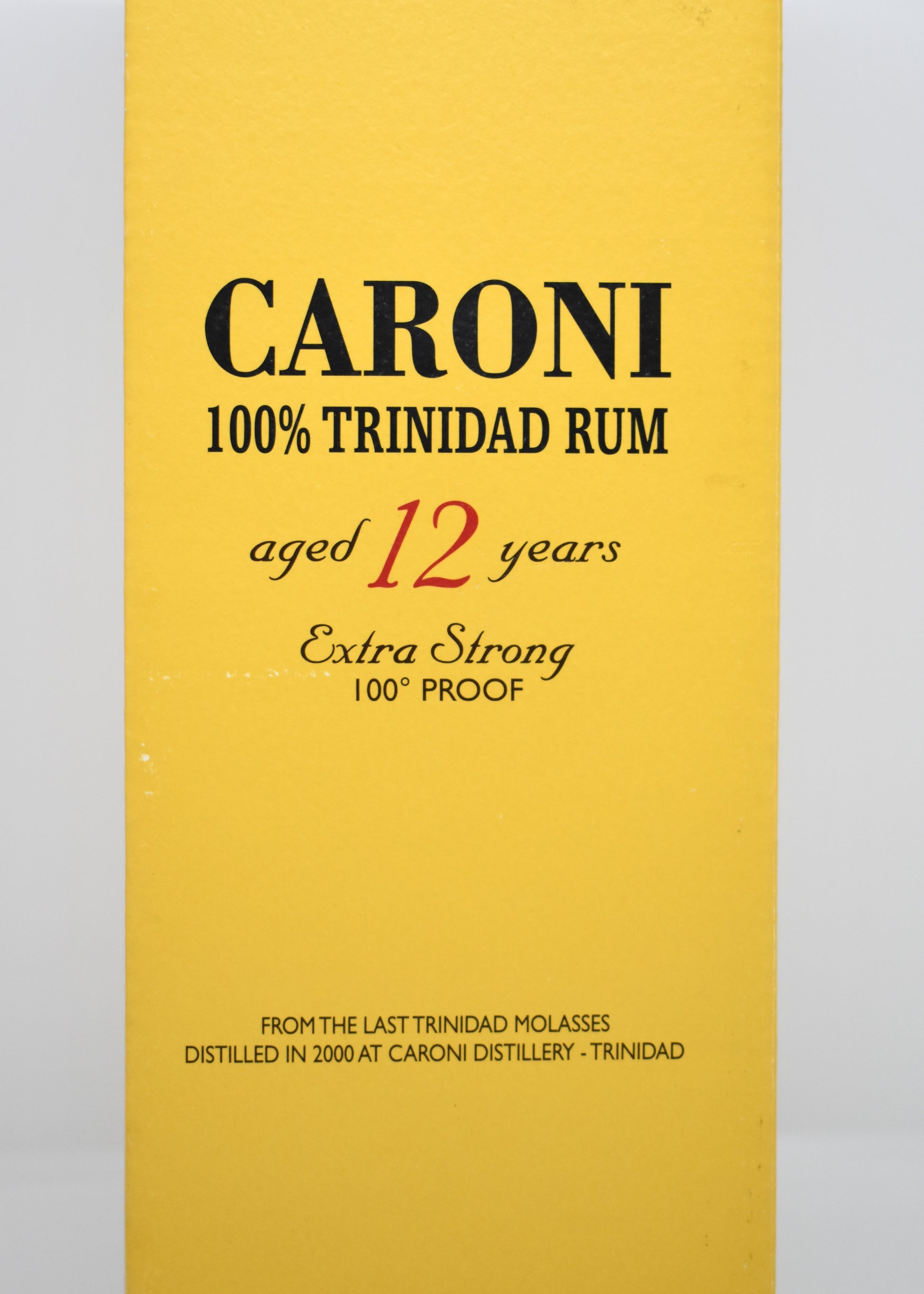Rum vintage 2000 - Caroni distilled 2000