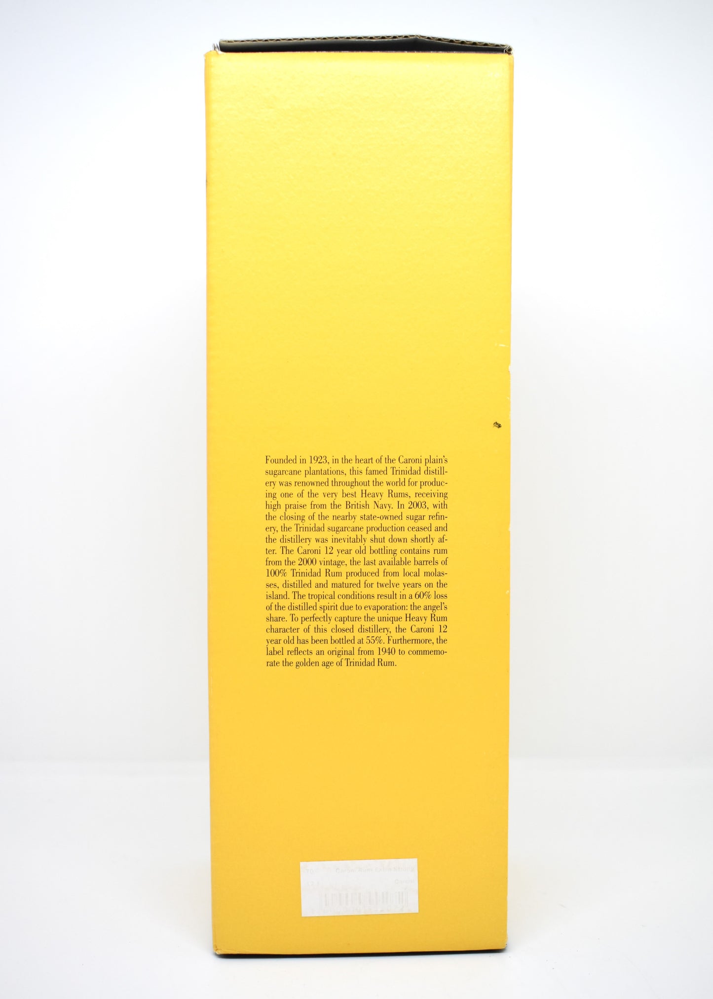 Achat Rhum Caroni 12 ans 2000 parfait état conservation