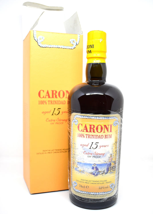 Bouteille Rhum Caroni 15 ans 1998 Velier Extra Strong