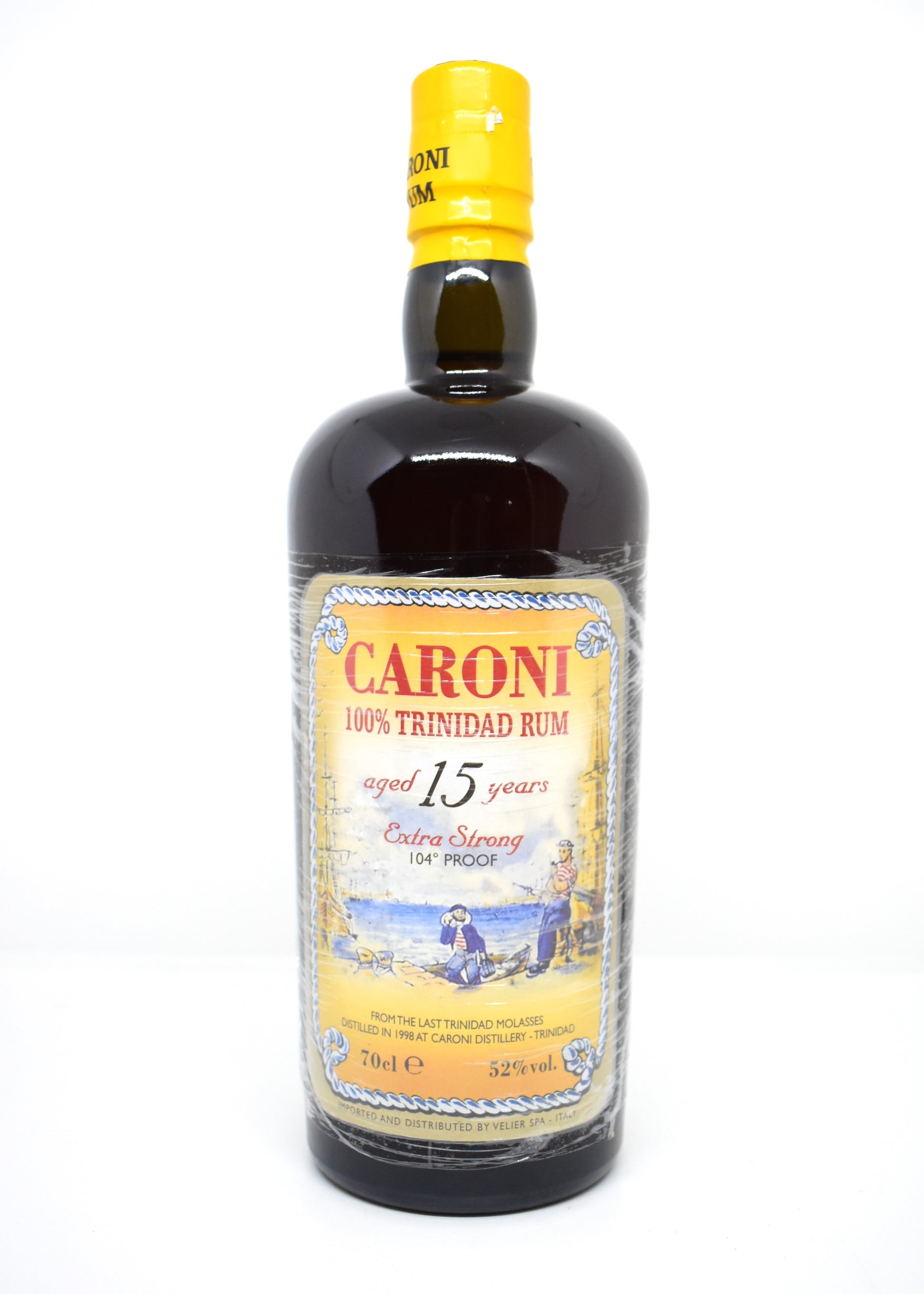 Achat Rhum Caroni 15 ans 1998 parfait état conservation