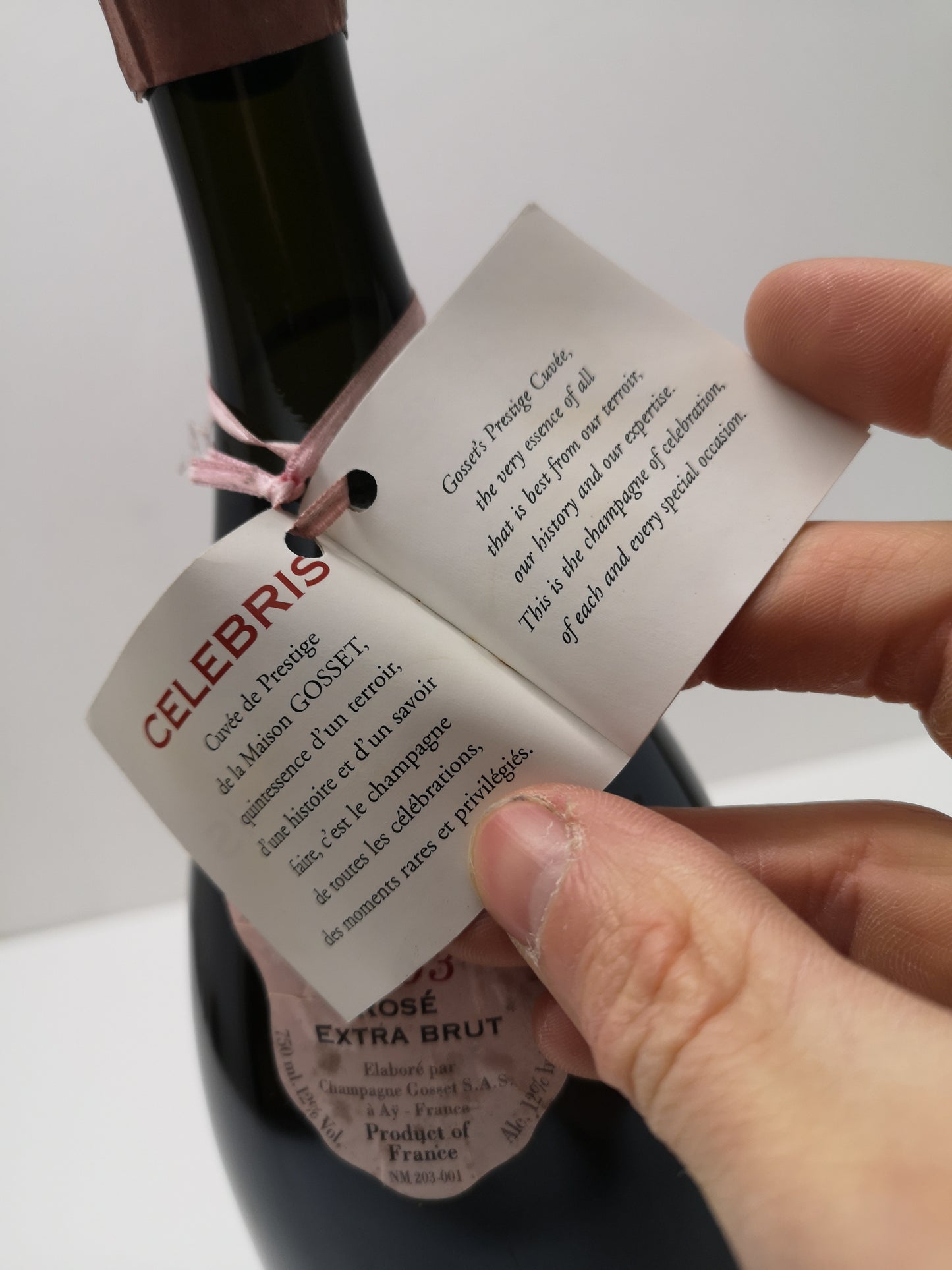 Célébris Rosé 2003 Extra Brut - Champagne Gosset