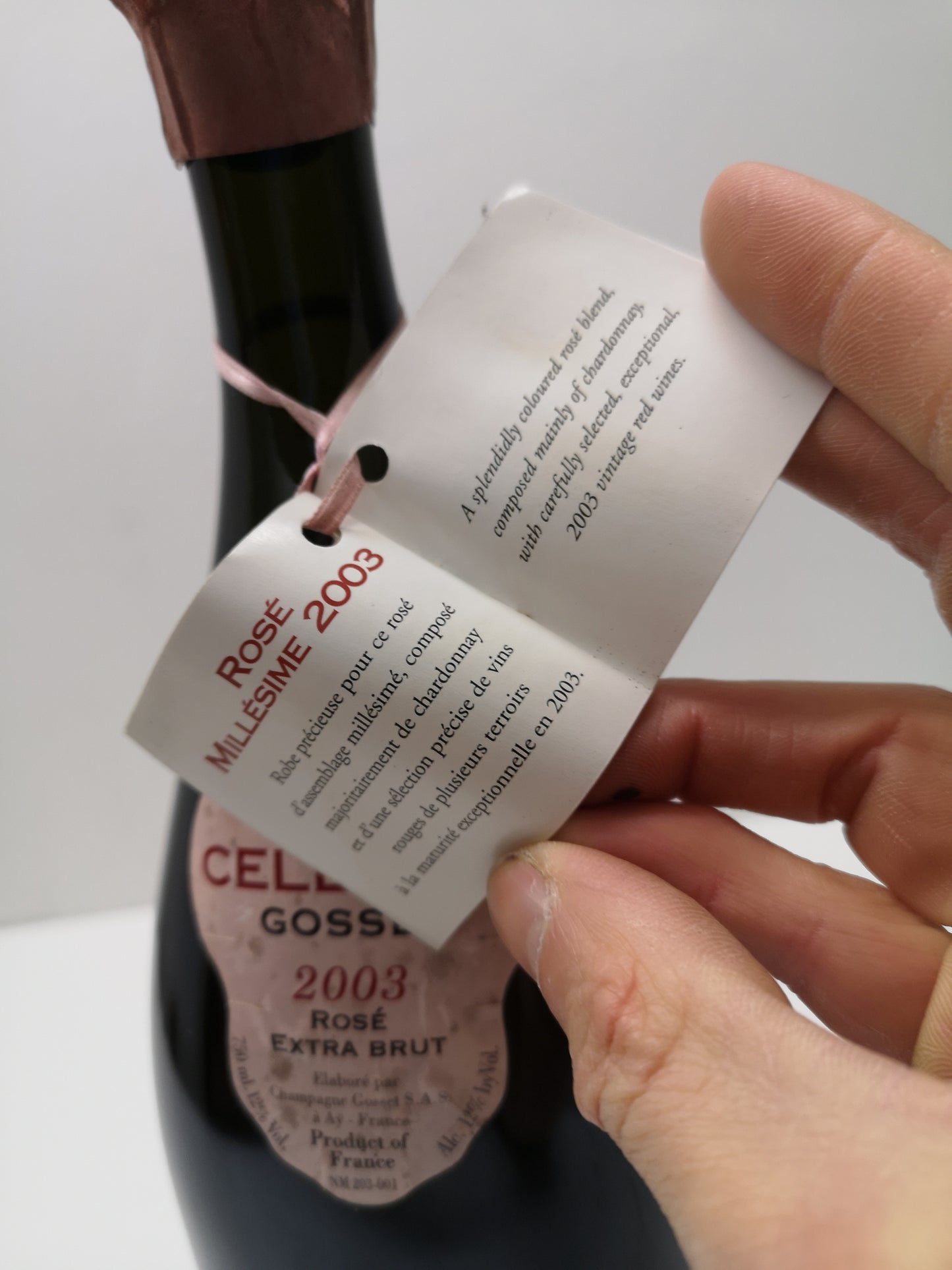 Célébris Rosé 2003 Extra Brut - Champagne Gosset