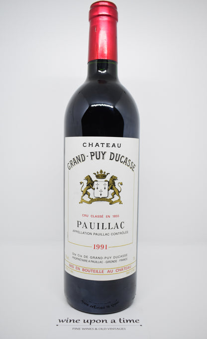 Château Grand-Puy Ducasse 1991 - Pauillac
