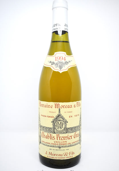 Chablis 1er Cru Vaillon 1994, cadeau millésime 1994, grand blanc frais