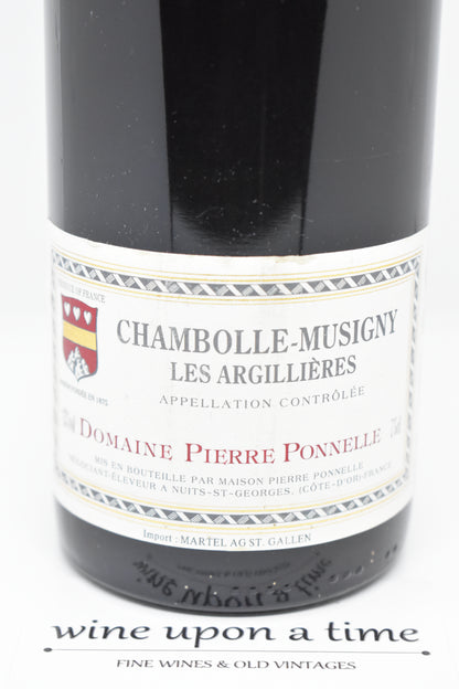 Chambolle-Musigny 1989 - Les Argilières - Pierre Ponnelle