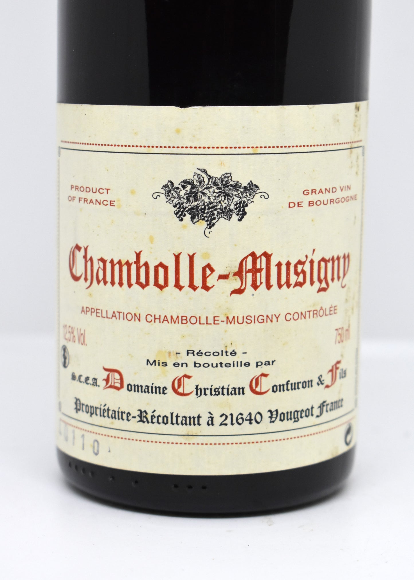 Acheter Chambolle-Musigny 2010 Christian Confuron en ligne