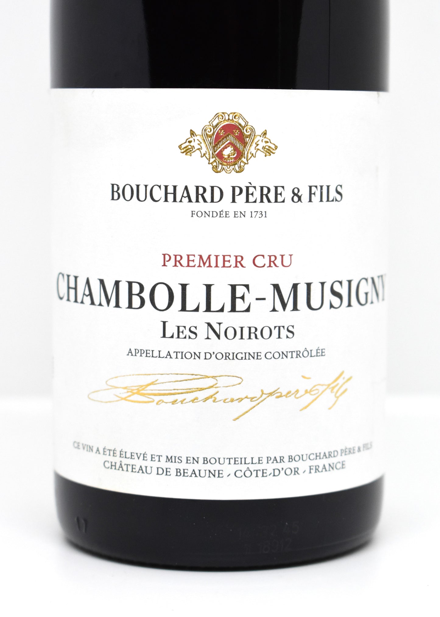 Étiquette Bouchard Père & Fils Chambolle-Musigny Les Noirots 2015